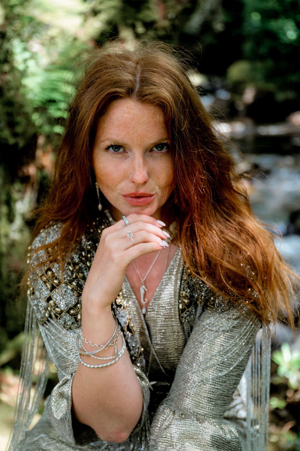 ‘Ocean’s Grace’ Seahorse Pendant with Freshwater Pearl - Relic