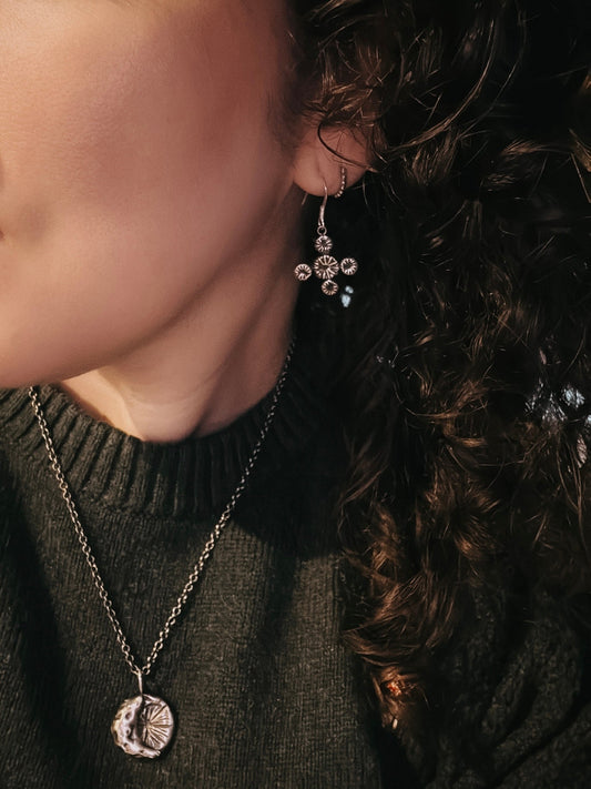 Poppy Cross Earrings - Relic