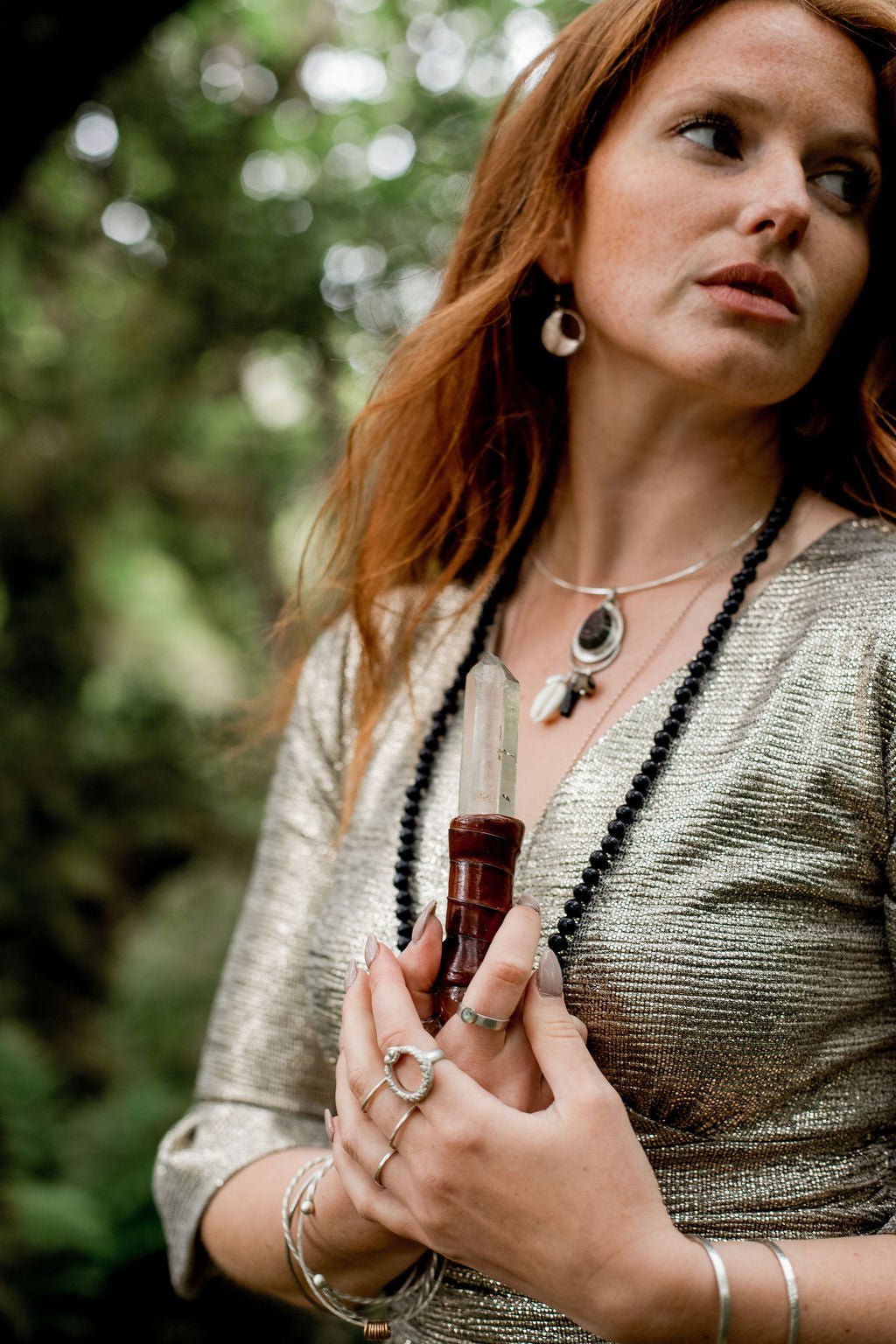 Selene Hoop Earrings | Recycled Sterling Silver Crescent Moon Design - Relic