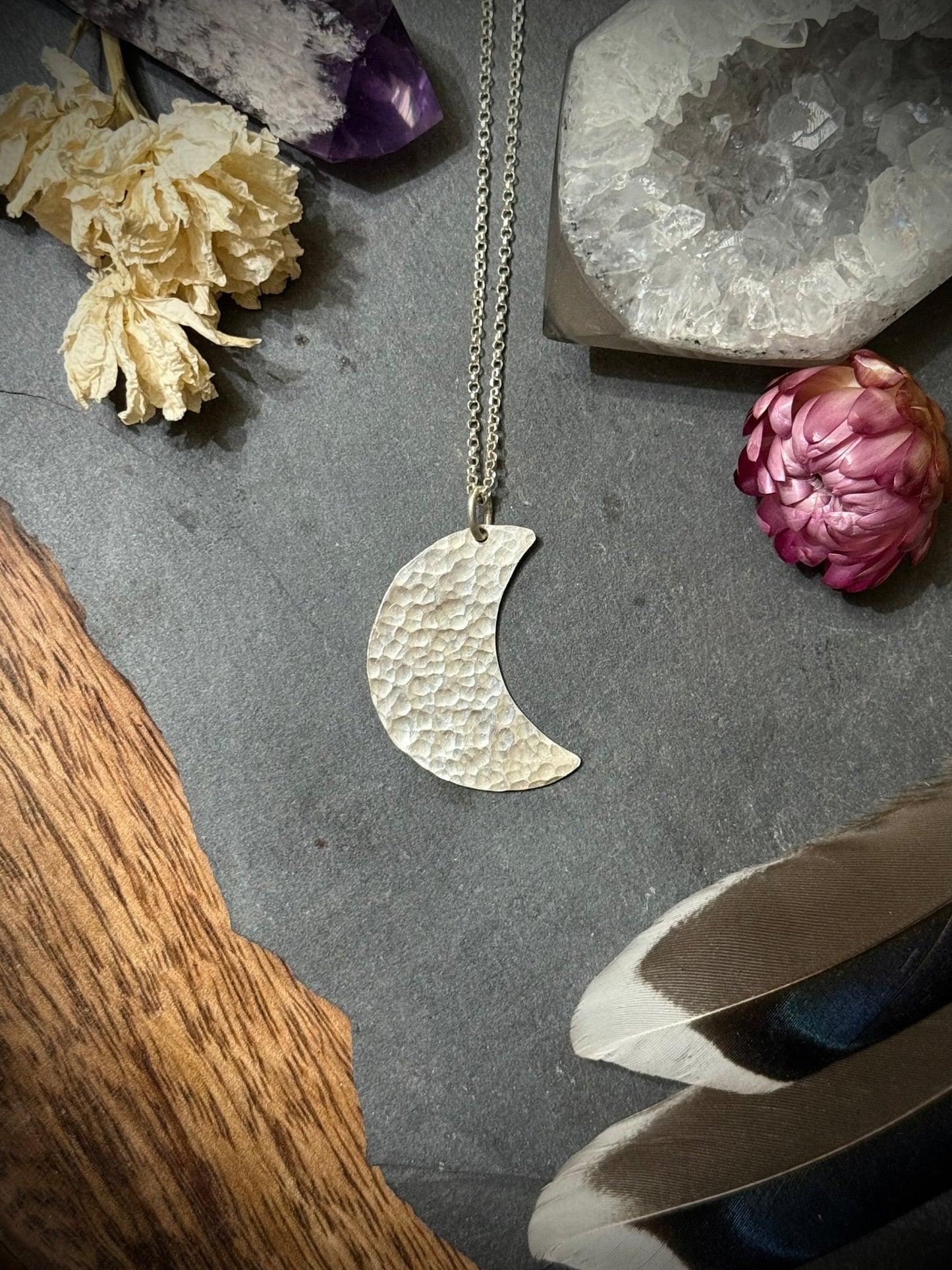 Crescent Moon Pendant - Relic