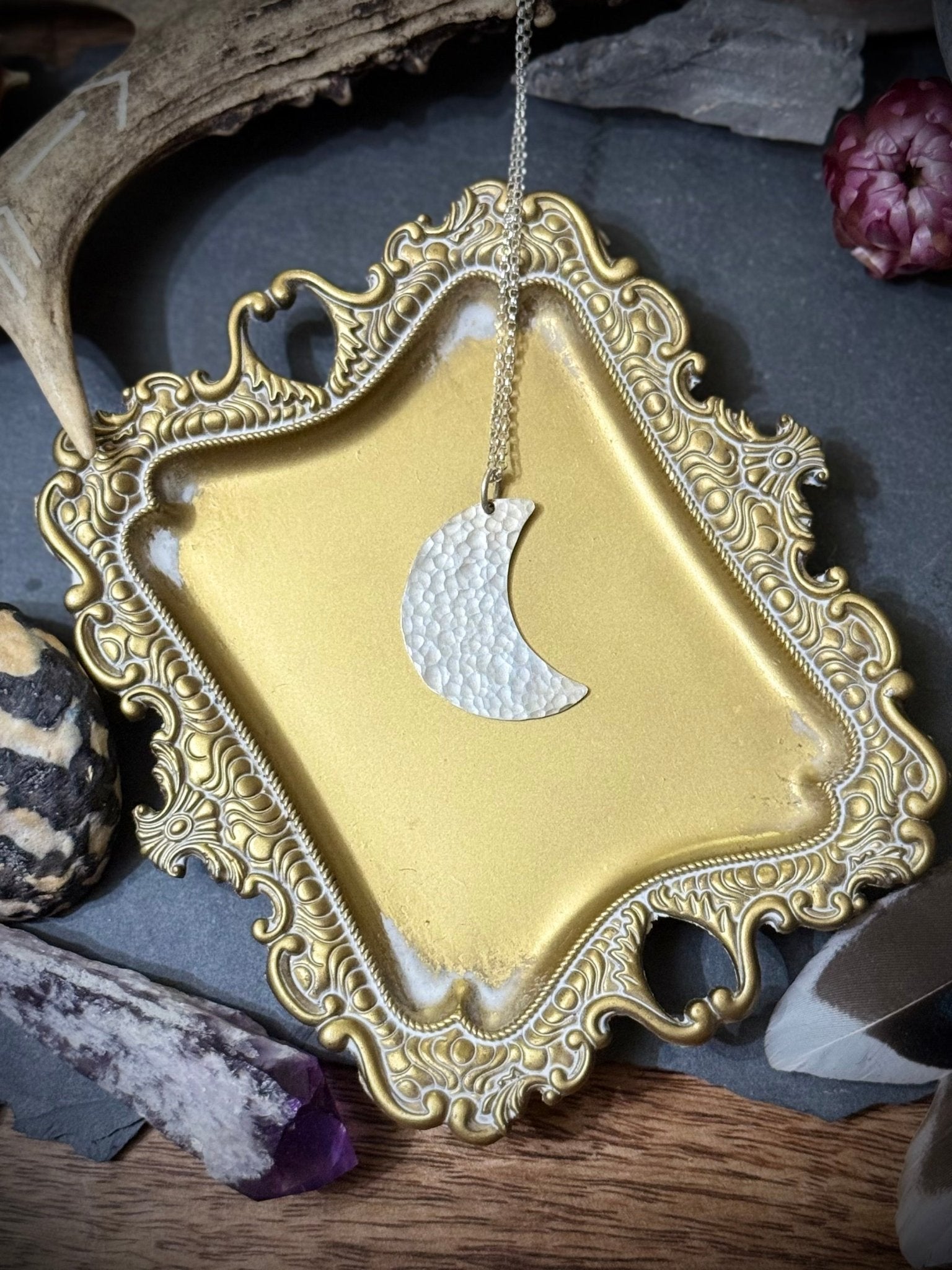 Crescent Moon Pendant - Relic