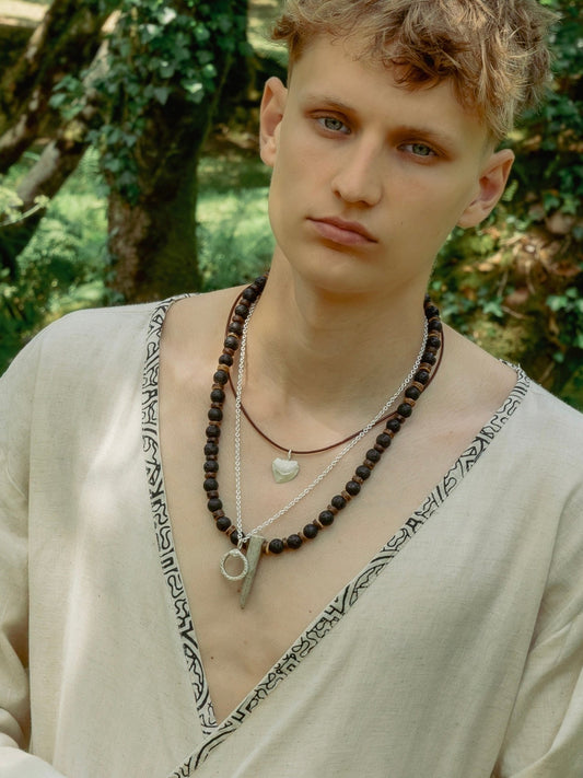 Crow Shark Tooth Talisman - Relic