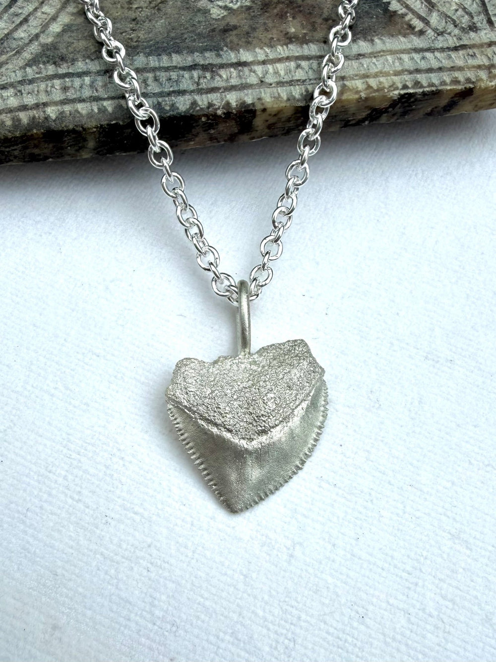 Crow Shark Tooth Talisman - Relic