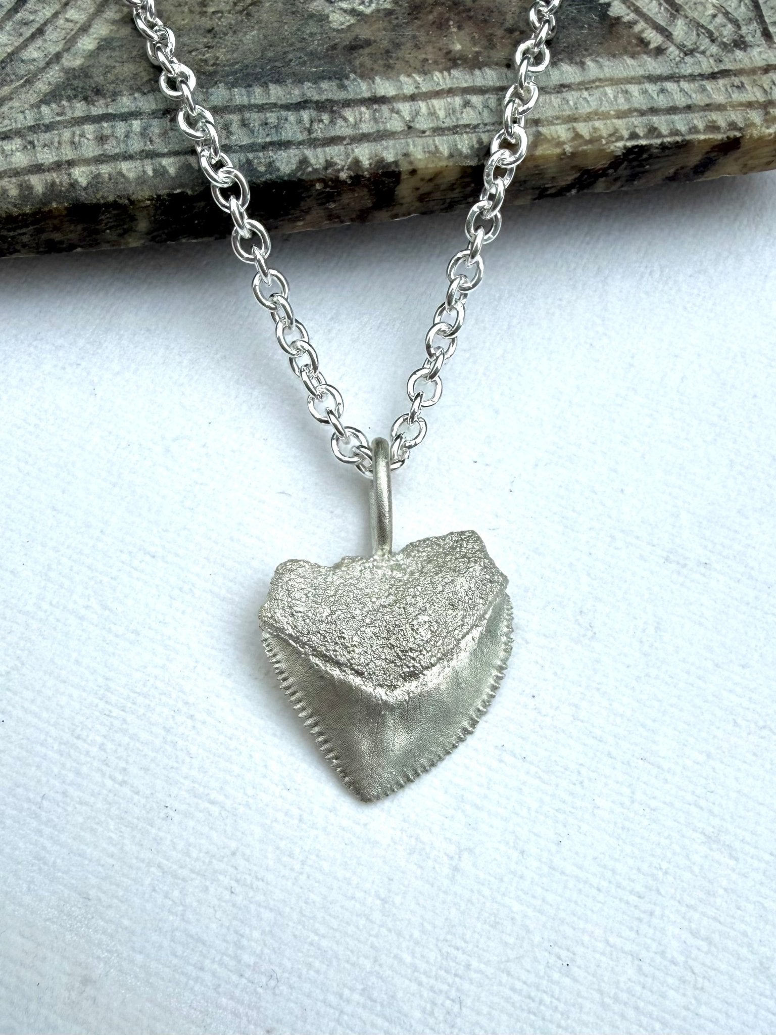 Crow Shark Tooth Talisman - Relic