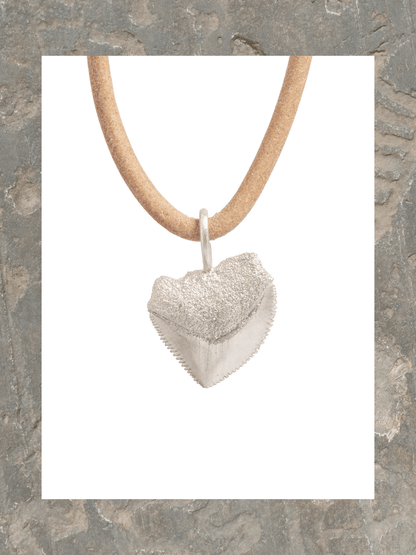 CROW-SHARK TOOTH TALISMAN PENDANT - Relic