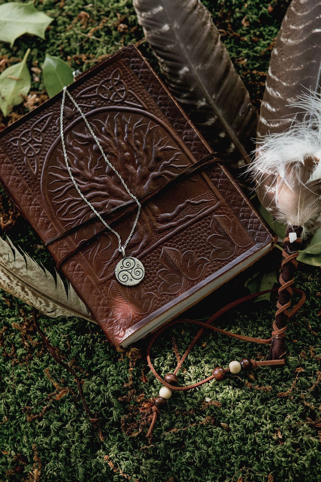 Handmade Triskelion Pendant | Embrace the Eternal Cycle of Life, Growth, and Unity - Relic