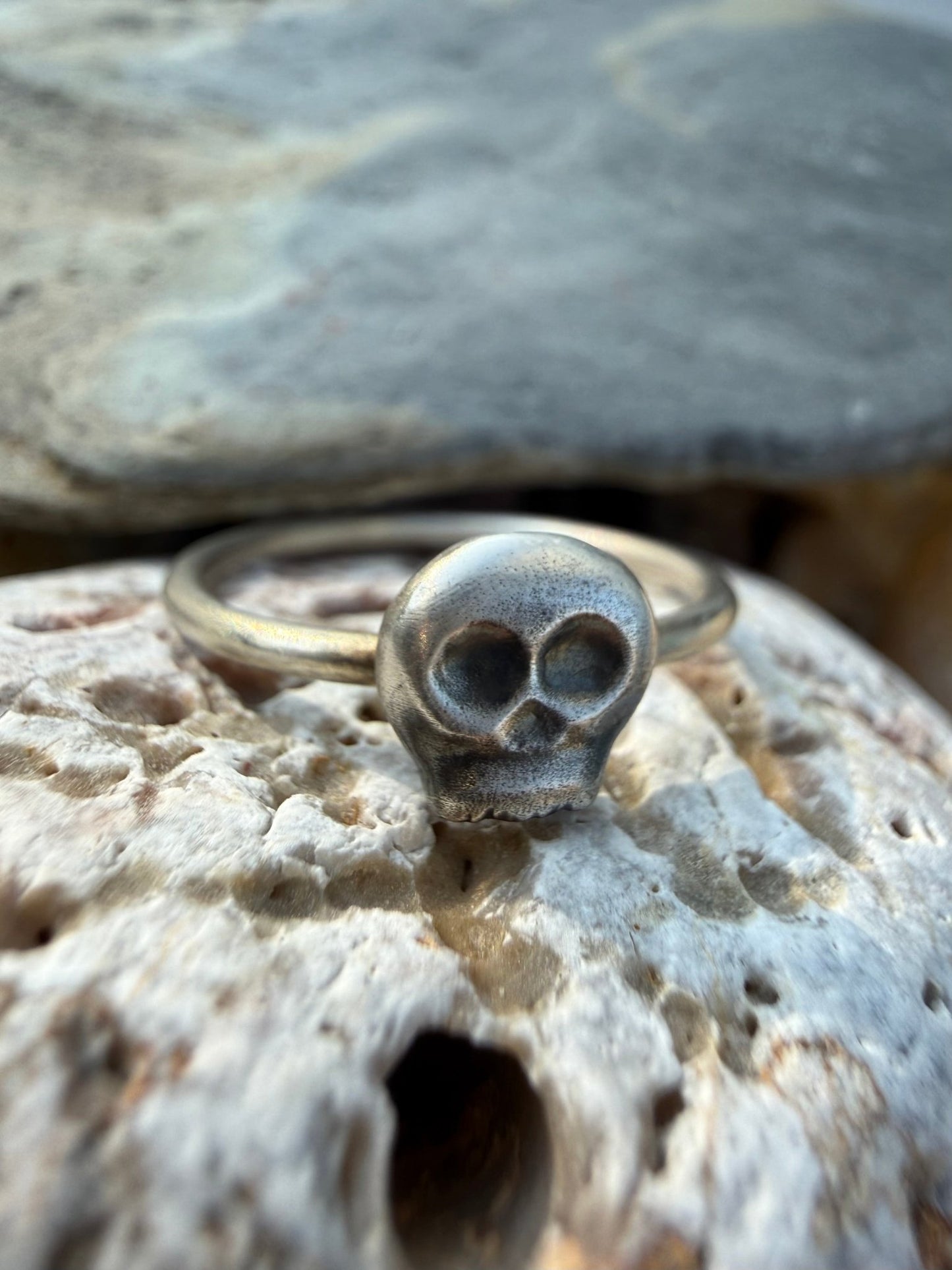 Memento Mori Skull Ring - Relic