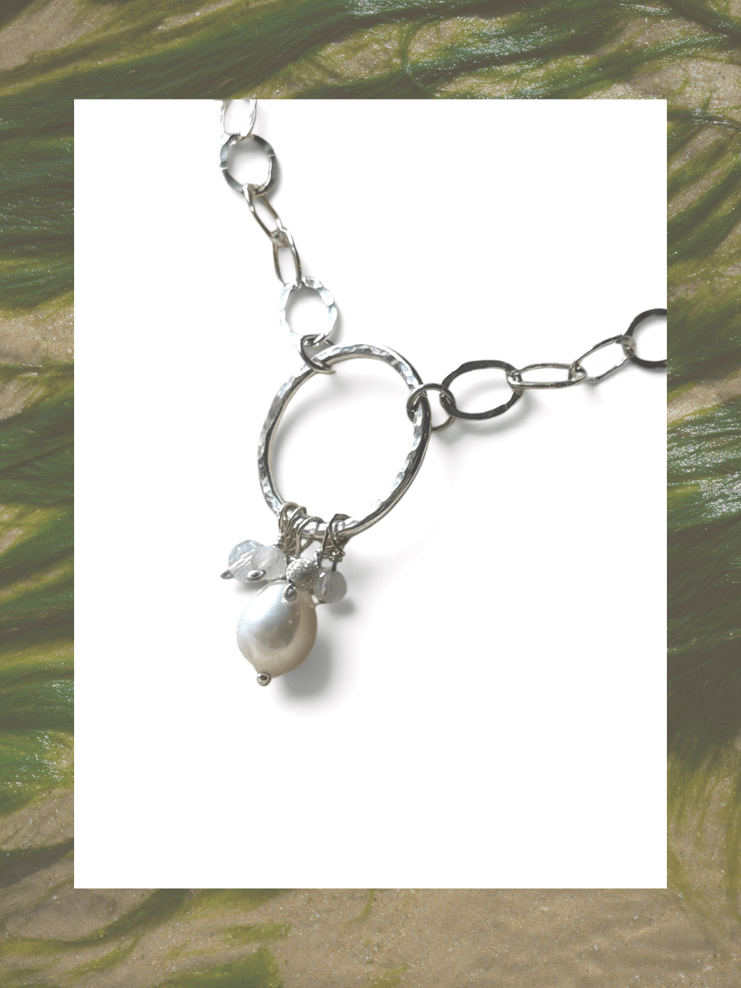 PEARL CLUSTER CIRCLE OF LIFE NECKLACE - Relic