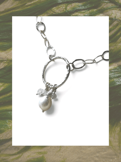 PEARL CLUSTER CIRCLE OF LIFE NECKLACE - Relic