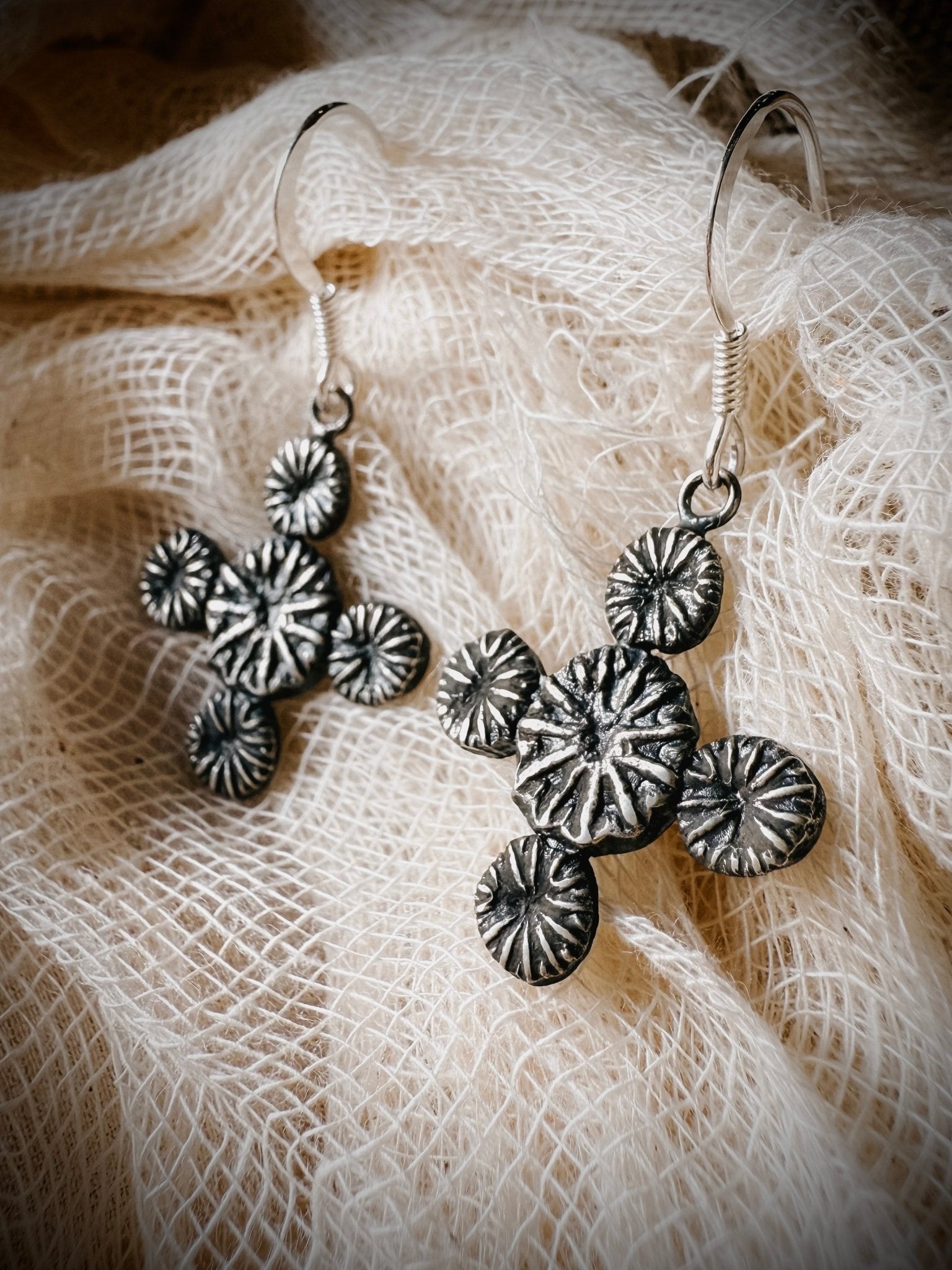 Poppy Cross Earrings - Relic