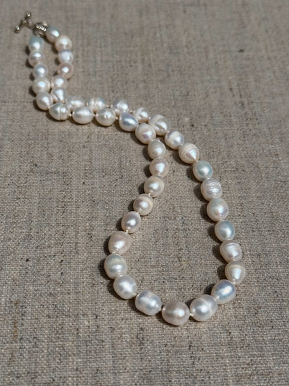 String of Pearls | Organic Pearl Hand-Knotted Necklace - Relic