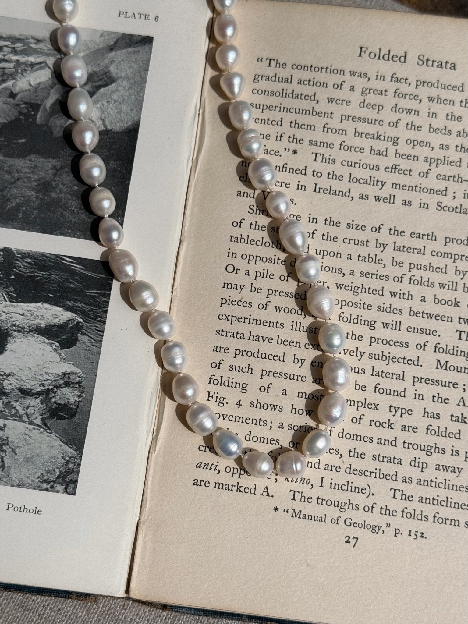 String of Pearls | Organic Pearl Hand-Knotted Necklace - Relic