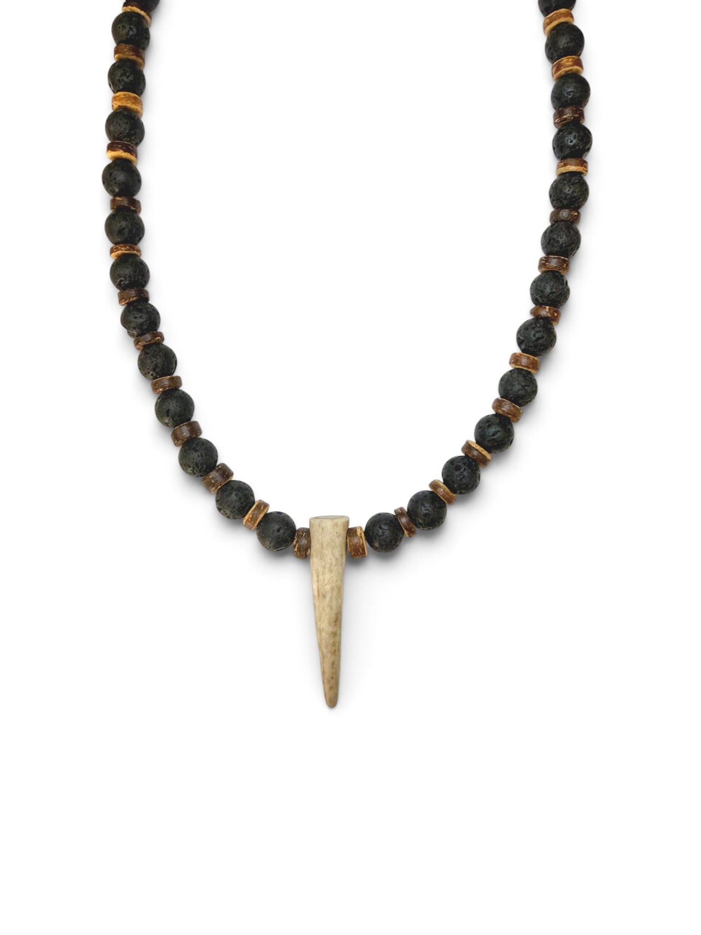 The Wilderness Talisman | Antler & Lava Necklace - Relic