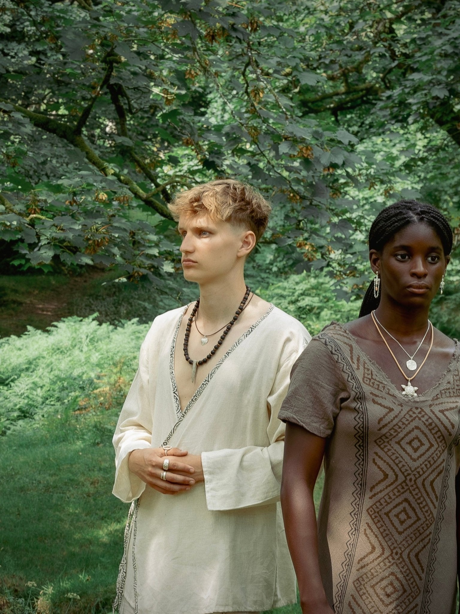 The Wilderness Talisman | Antler & Lava Necklace - Relic