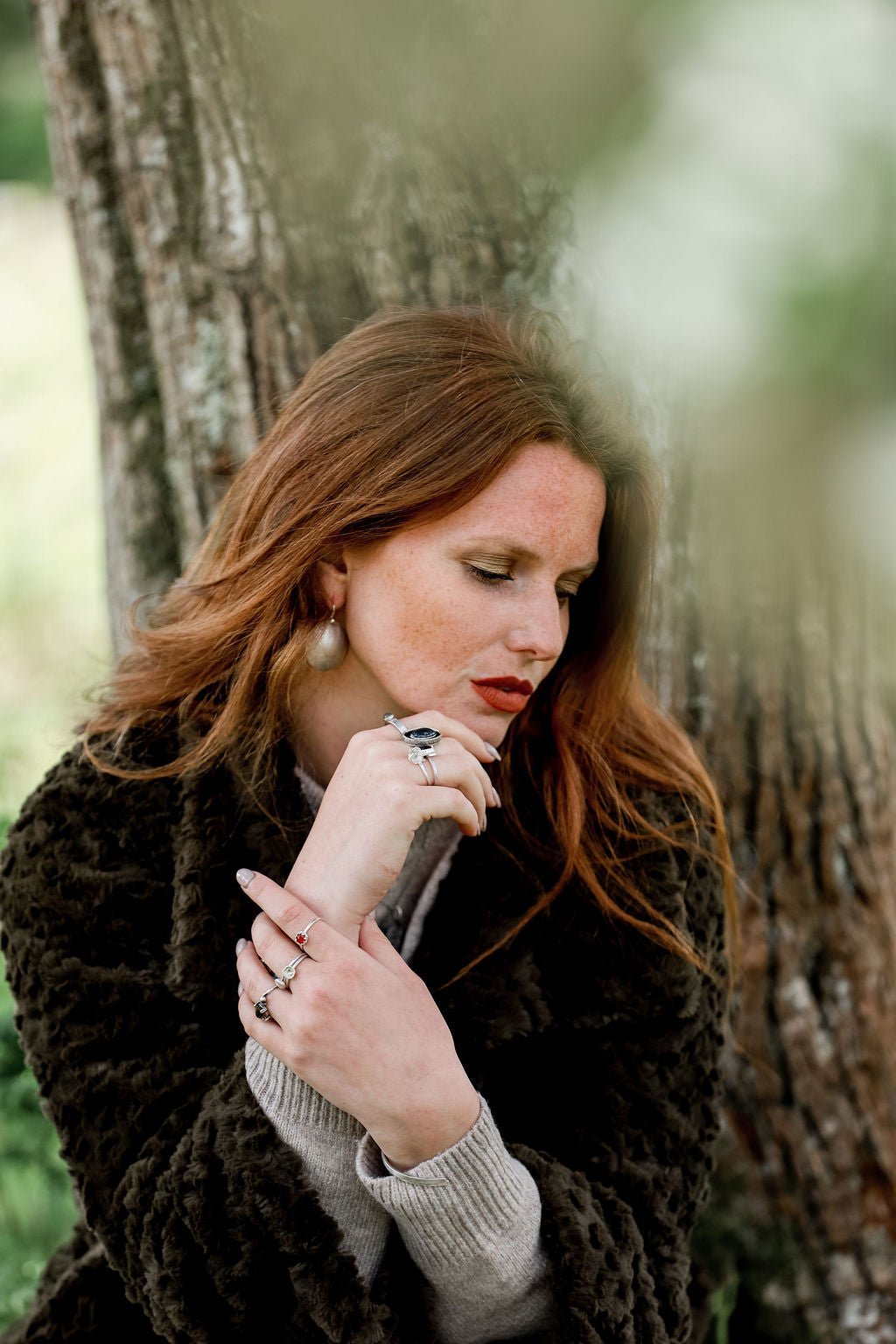 Warrior Hammered Disc Earrings | 30mm Statement Discs in Eco Sterling Silver with Bold, Grounded Energy - Relic